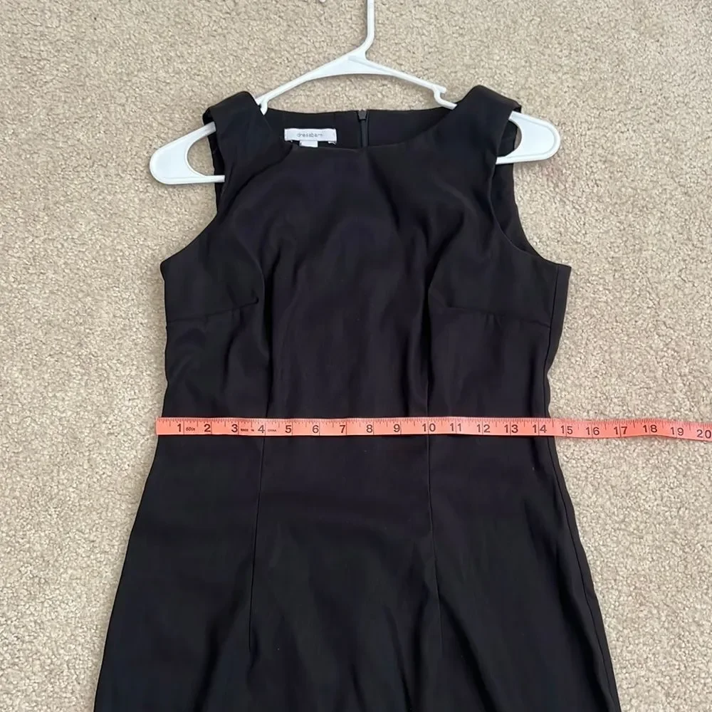 Dressbarn Black Sleeveless Sheath Dress Career Office Party‎ Cocktail Size 6